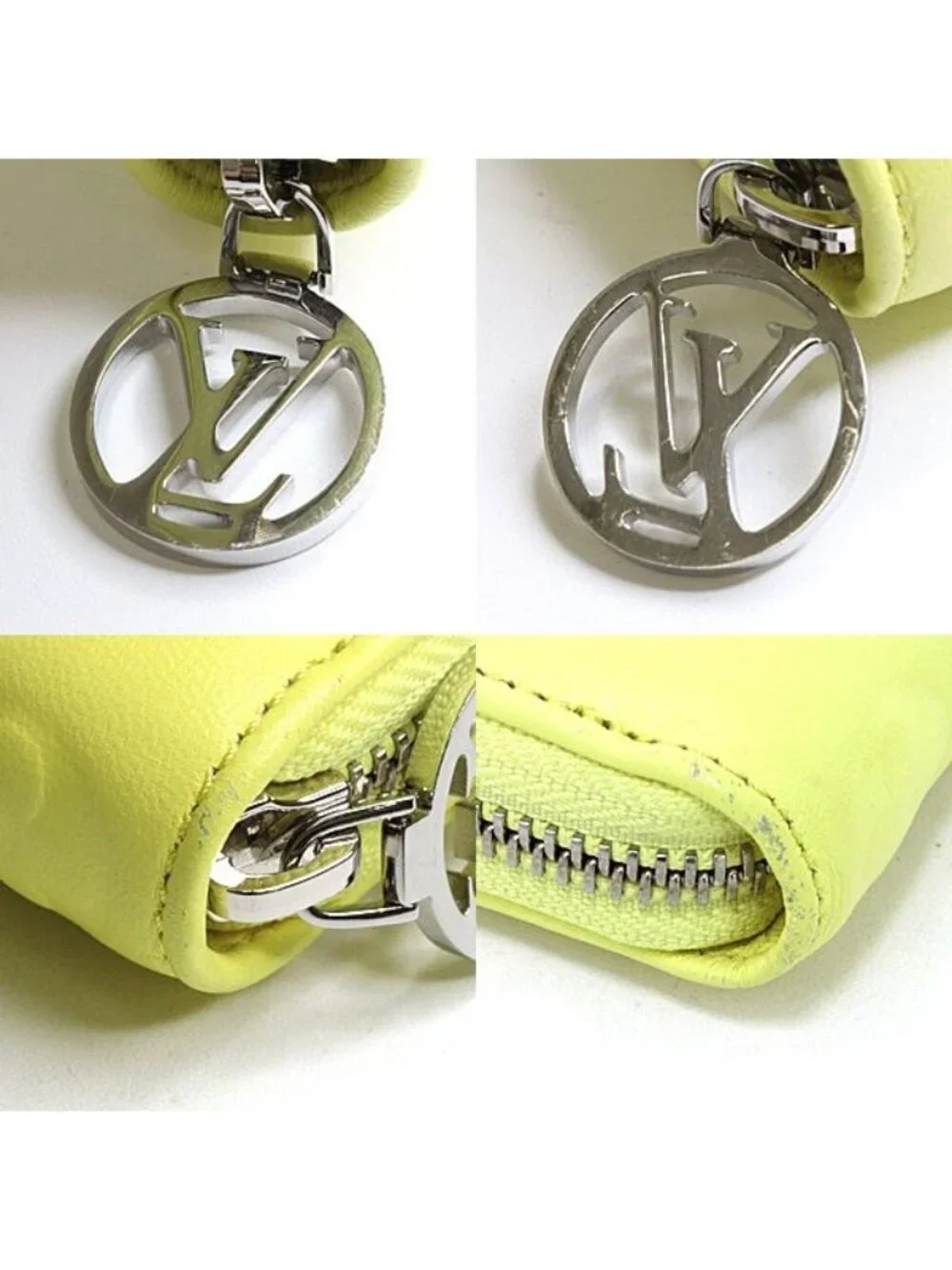 Louis Vuitton Zippy Wallet Coussin Lambskin Monogram Yellow